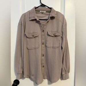 Brooks Beige Button-Up Shirt